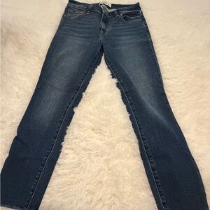 Abercrombie & Fitch Straight Leg Dark Wash Jeans